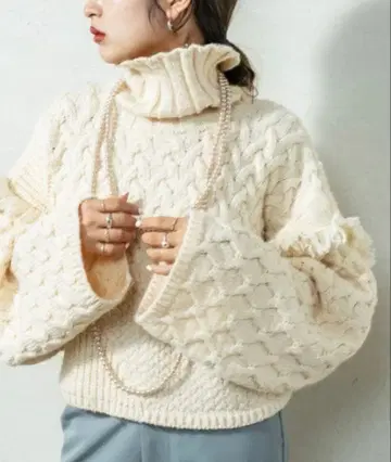 mystic 터틀 니트