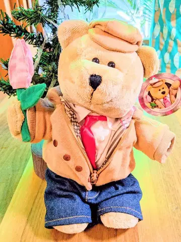 스타벅스 자켓&G팬츠 베어리스타 봉제 인형 1856