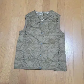 TAION 베이지 다운 베스트