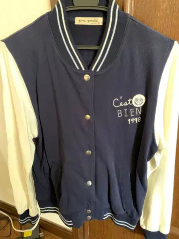 폼포네트 Jr. 바시티 자켓풍 블루종