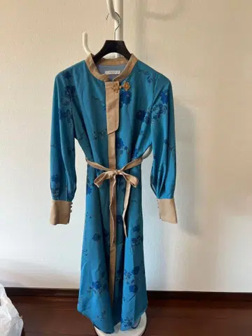 ROSEBUD 꽃무늬 쉬폰 롱 원피스