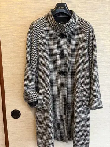 PENNY JULE 체크 무늬 롱 코트