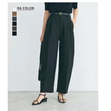 커브 팬츠 와이드 팬츠