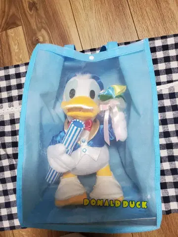 도널드 덕 축하 전보 봉제 인형