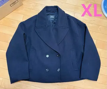 ZARA 숏 기장 더블 브레스트 코트