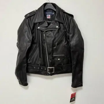 ATOMIC GARAGE 블랙 더블 라이더 자켓 38 사이즈