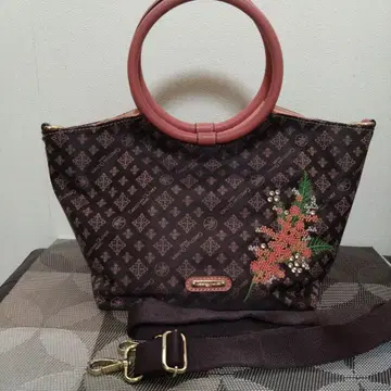 크리스천 올리비에 2웨이 토트백 쇼콜라 핑크