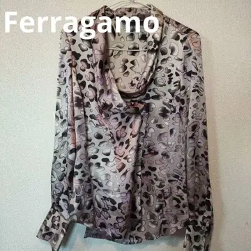 l8 살바토레 페라가모 긴팔 셔츠 실크100 38