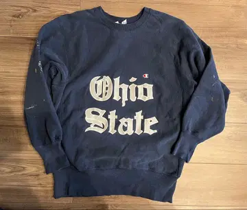90's vintage 리버스 위브 ohio states 네이비