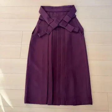 새상품급 하카마 무지 보라색 퍼플