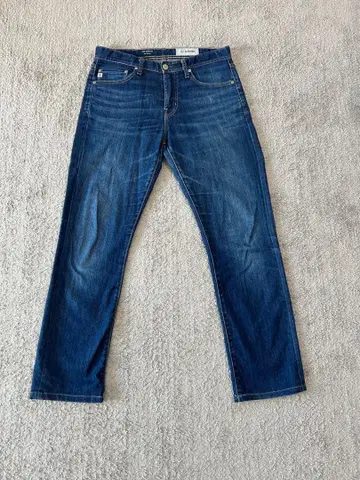 AG 다크 블루 스트레이트 데님