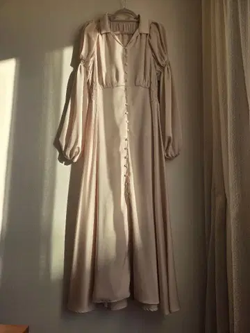 CELFORD 베이지 롱 원피스 38