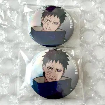 NARUTO 베이스야드 오로라 캔뱃지 우치하 오비토