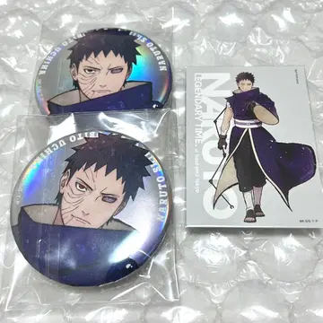 NARUTO 베이스야드 오로라 캔뱃지 특전 우치하 오비토 오비토