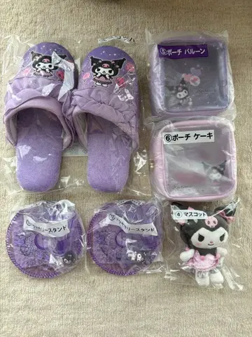 산리오 복권 쿠로미 세트