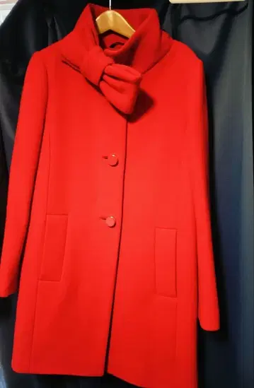 케이트 스페이드 뉴욕 kate spade NEW YORK 리본 코트