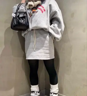 RIRU SELECT 미니 스커트 그레이