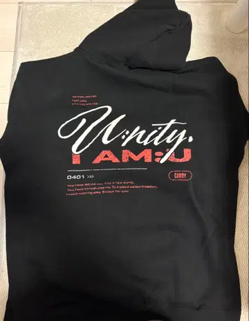 나카지마 켄토 후드티 big I AM:U FC 한정판 블랙