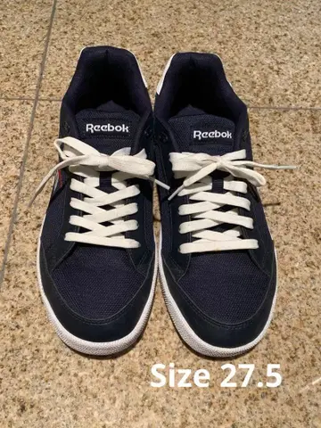 리복 네이비 스니커즈