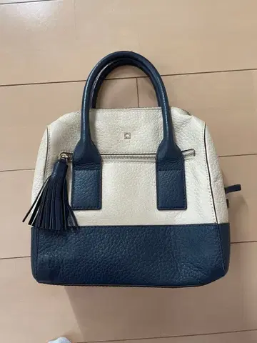 Kate Spade 아이보리 네이비 토트백
