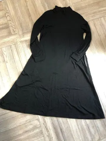 아오 ao 블랙 롱 원피스