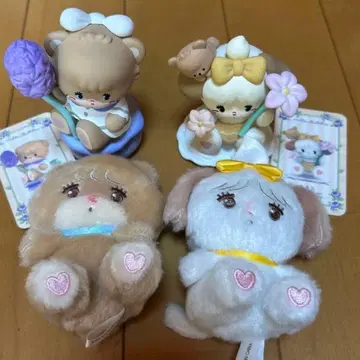 mikko 봉제 인형 가챠가챠 피규어 라떼 수플레 키링