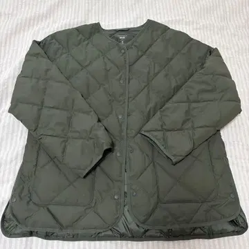 UNIQLO PUFFTECH 퀼팅 자켓 XL 올리브 그린