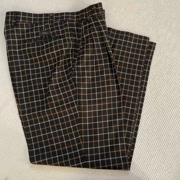 타이틀리스트 체크 무늬 골프 팬츠 슬랙스 85cm