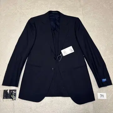 71 새상품 택 포함 그린 라벨 테일러드 자켓 네이비 46
