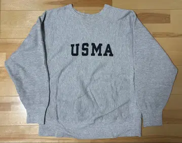 80s Vintage 챔피온 USMA 스텐실 앞V 리버스 위브