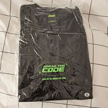 INI BREAK THE CODE 투어 티셔츠 XL 사이즈 BTC 블랙