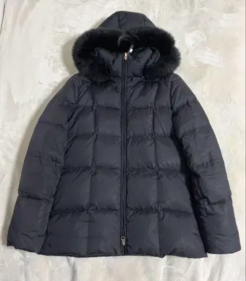 인디비 다운 코트 블랙