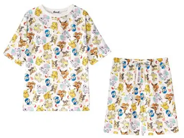 미사용 새상품 택 포함 포켓몬 에메필 룸웨어 상하의 세트 여성용