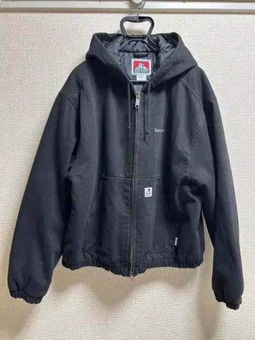 BEN DAVIS 후드 부착 자켓 XL 블랙