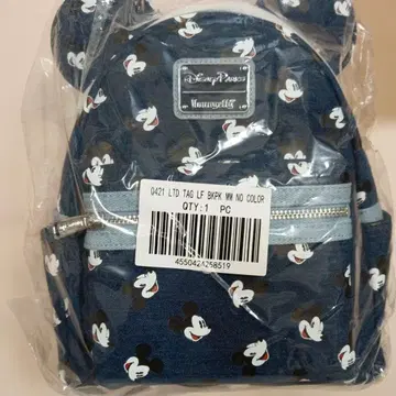 디즈니 라운지플라이 미키마우스 패턴 백팩