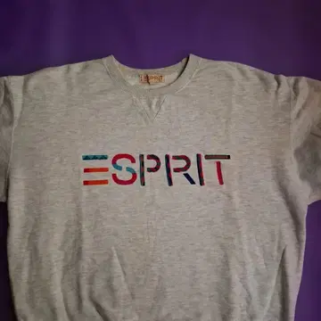 ESPRIT 그레이 트레이닝복 로고 자수