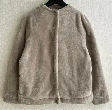 무인양품 MUJI 따뜻한 파이버 입는 담요 시리즈 스냅 가디건
