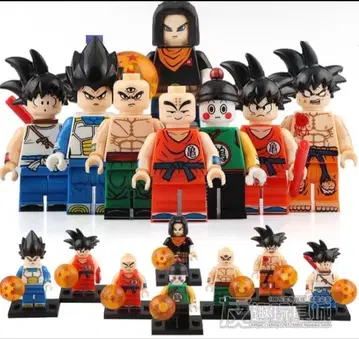 새상품 LEGO 레고 호환 드래곤볼 A 미니 피규어 인형 세트