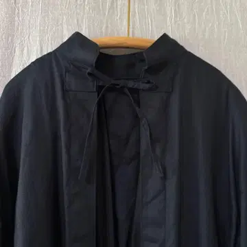 린넨 원피스 겉옷 네이비