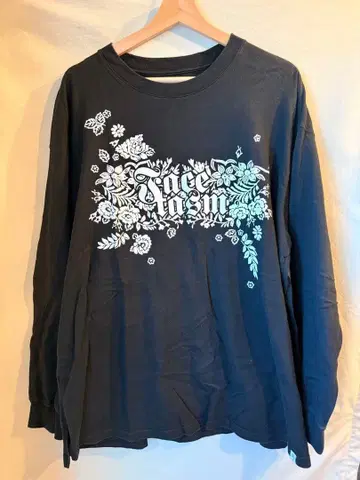 FACETASM 블랙 긴팔 티셔츠 사이즈 5