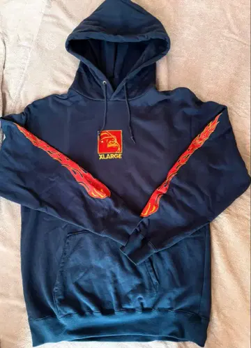 XLARGE 네이비 후드티 L