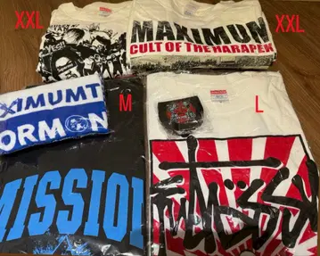 맥시멈 더 호르몬 T셔츠 굿즈세트 ( M, L, XXL )