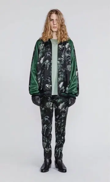 LAD MUSICIAN 플로럴 플라워 스컬 스카잔 블루종