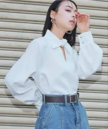 Narcissus V 리본 블라우스 포멀 리본 타이