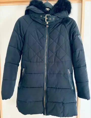 자라 베이직 후디드 충전솜 코트