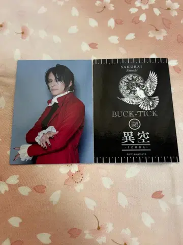 BUCK-TICK 사쿠라이 아츠시 트레이딩 카드 1장 [ 13 ]