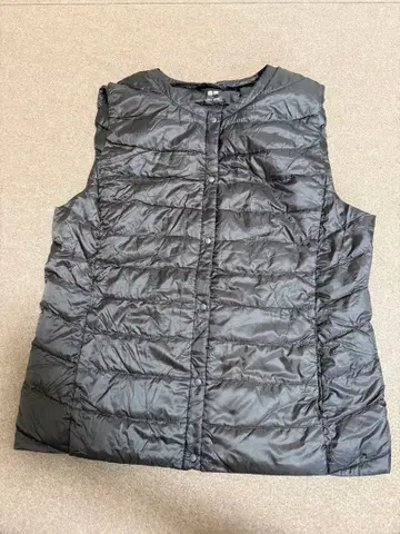 브라운 라이트 다운 베스트