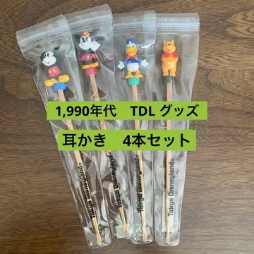 1990년대 디즈니 귀이개 4개 세트
