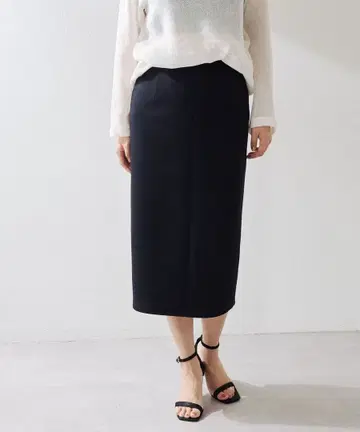 윔 가젯 종이상자 스커트 블랙