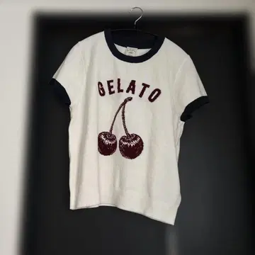 gelato pique/체리 패턴/룸웨어